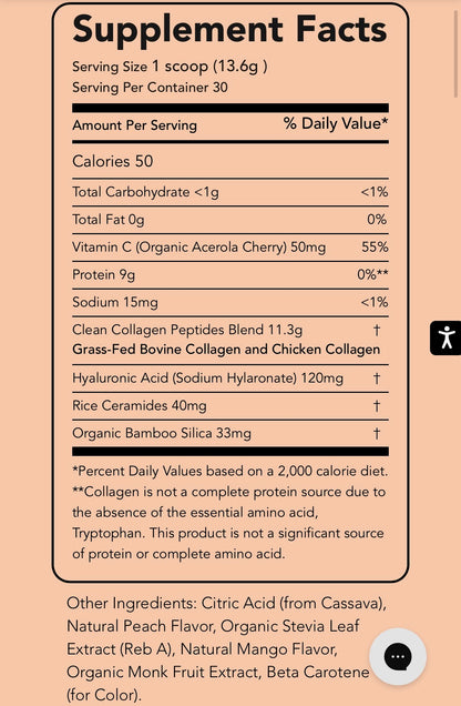 Peach Mango Protein Dream Drink