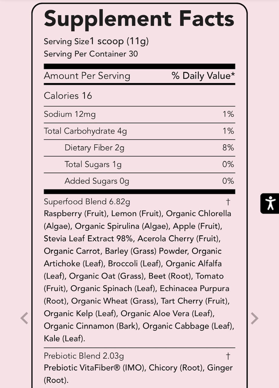 Raspberry Lemonade Greens